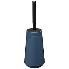 Tiger Tess toiletborstelhouder met flexibele borstel 41,2 x 12,9 x 12,9 cm, blauw / zwart