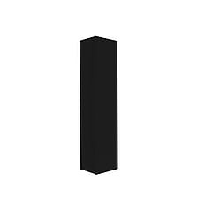 Sub 16 hoge kast 35x169 cm 1 deur zonder greep, mat zwart