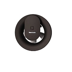 Vent-Axia Svara badkamerventilator met vochtdetectie en lichtsensor Ø17,7 cm, zwart