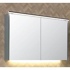 LED strip tbv spiegelkast voor indirecte onder verlichting met colour-changing tbv 160/180 cm, aluminium