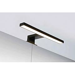 LED balk opbouw LED-verlichting geschikt voor spiegelkast en spiegel 90 cm, mat zwart