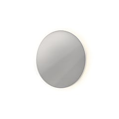 INK SP17 ronde spiegel voorzien van dimbare LED-verlichting, verwarming en colour-changing ø 80 cm, mat wit