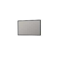 INK SP18 rechthoekige spiegel verzonken in stalen kader 80 x 140 x 4 cm, mat zwart