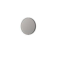 INK SP24 ronde spiegel voorzien van dimbare LED-verlichting, verwarming en colour-changing ø 80 cm, mat zwart