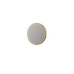 INK® SP24 ronde spiegel voorzien van dimbare LED-verlichting, verwarming en colour-changing ø 80 cm, mat goud