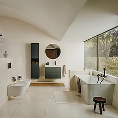 Roca Ona hoekbad links met panelen 160x70 cm Stonex® met click-clack waste en overloop, wit