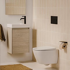 Roca Ona rimless hangend toilet 53 x 36 x 29 cm, wit