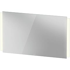 Duravit Ketho.2 spiegel met LED-verlichting verticaal 120x70 cm met sensorschakelaar rechtsonder, wit mat