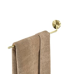 Geesa Opal 1-armige handdoekhouder 40 x 1,9 x 6,6 cm, goud geborsteld