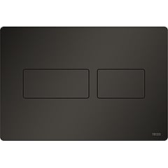 TECE Solid wc-bedieningsplaat voor duospoeling 22 x 15 x 0,6 cm, mat zwart