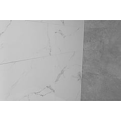 Cifre Cerámica Statuario keramische vloer- en wandtegel marmerlook gerectificeerd 30 x 60 cm, glanzend wit/zwart