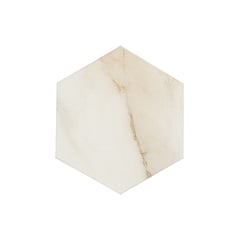Cifre Cerámica Timeless hexagon vloer- en wandtegel 15 x 17 cm, diamond gold mat