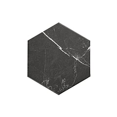 Cifre Cerámica Timeless hexagon vloer- en wandtegel 15 x 17 cm, marquina mat