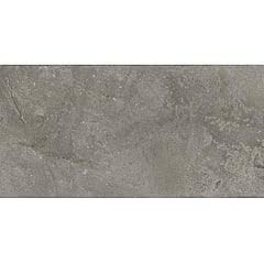 Kerabo Storm Lava keramische vloer- en wandtegel marmerlook gerectificeerd 60 x 120 cm, mat grijs