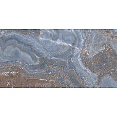 Cifre Cerámica Jewel keramische vloertegel natuursteenlook gerectificeerd gerectificeerd 60 x 120 cm, Blue pulido