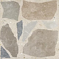 STN Cerámica Glamstone keramische vloer- en wandtegel natuursteenlook gerectificeerd 75 x 75 cm, warm