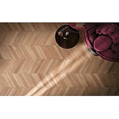 SAMPLE Fap Ceramiche Fapnest keramische chevron vloer- en wandtegel houtlook 7,5 x 45 cm, natural
