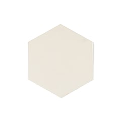SAMPLE Cifre Cerámica Timeless hexagon vloer- en wandtegel 15 x 17 cm, Ivory mat