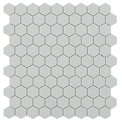 SAMPLE By Goof hexagon mozaiek mat voor vloer en wand 29,5 x 29,5 cm, light grey
