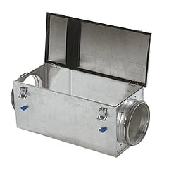 Orcon FFR-250 filter box voor ronde kanalen Ø25 cm, staal