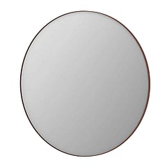 INK SP15 ronde spiegel verzonken in aluminium kader ø 120 cm, geborsteld koper
