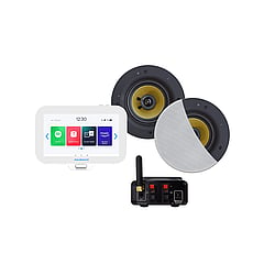 AquaSound N-Joy Connect music center controller met rumba BT speakerset, wit