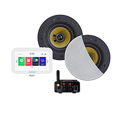 AquaSound N-Joy Connect music center controller met zumba speakerset 70W, wit