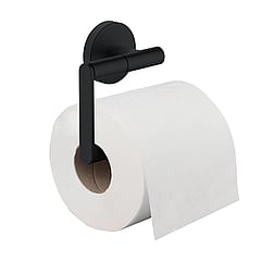 Wiesbaden Alonzo toiletaccessoireset met toiletrolhouder, toiletborstel en handdoekhaak, mat zwart