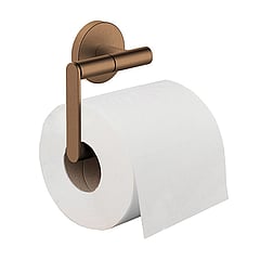 Wiesbaden Alonzo toiletaccessoireset met toiletrolhouder, toiletborstel en handdoekhaak, geborsteld brons/koper