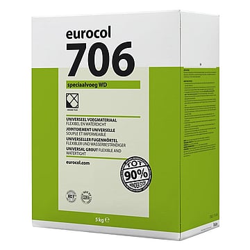 Eurocol 706 Speciaalvoeg WD doos à 5kg, zilver grijs