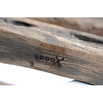 LoooX Wood Bath Shelf RAW massief eiken badplank 78x16x4 cm