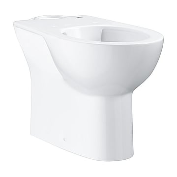 GROHE Bau Ceramic staand toilet randloos AO met bevestigingsset, Alpine wit