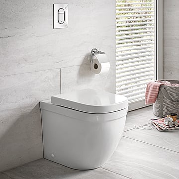 GROHE Euro Ceramic hangend toilet met softclose-zitting en deksel, wit