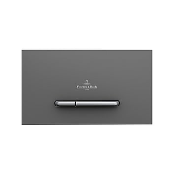 Villeroy & Boch ViConnect E300 bedieningspaneel tweeknops 25,3 x 14,5 cm, antraciet