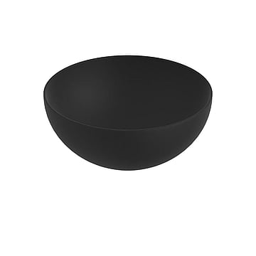 Sub 065 opzetwastafel rond 40 x 16,5 cm, mat zwart
