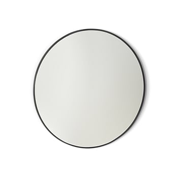Sub 16 ronde spiegel 40 cm, mat zwart
