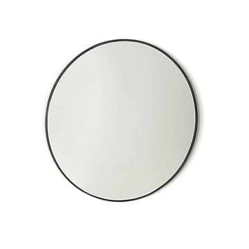Sub 16 ronde spiegel 60 cm, mat zwart