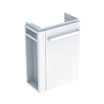 Geberit Renova compact fonteinonderkast 1 handdoekhouder deur, glans wit