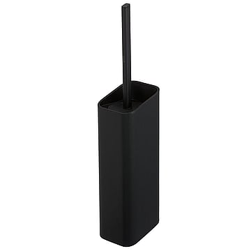 Geesa Shift toiletborstel en houder met deksel zwart 10,6 x 11,3 x 51,9 cm, zwart