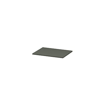 INK® Topdeck 45 afdekplaat voor onderkast gelakt 60x2x45cm, mat beton groen