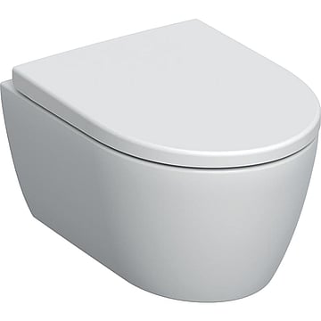 Geberit iCon compact wc pack met wandcloset rimfree 49 cm en softclose- en quickrelease zitting, wit