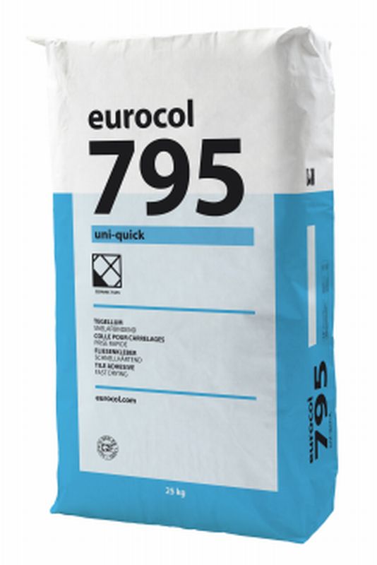 Eurocol 795 Uni Quick cementpoederlijm zak à 25kg