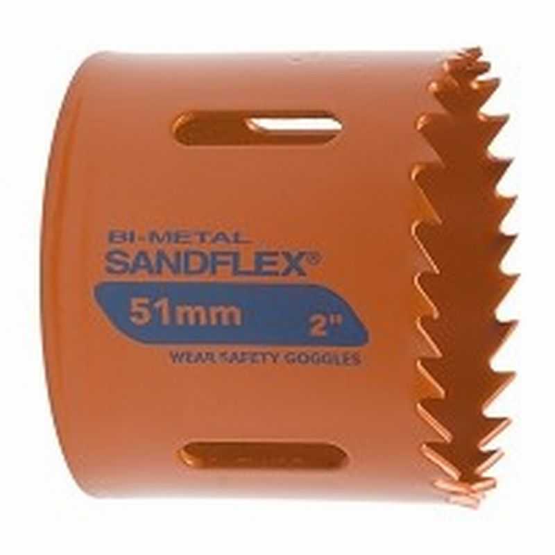 Bahco Sandflex gatzaag bi-metaal 60 mm oranje