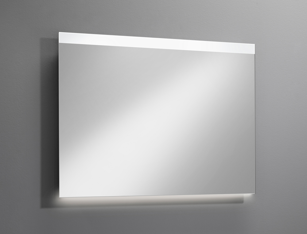 Sub 130 spiegel met horizontale LED-verlichting met sensor en verwarming 120x80 cm