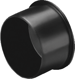 Wavin schuiffitting met 1 aansluiting Wafix PP zwart uitwendige buisdiameter 32mm