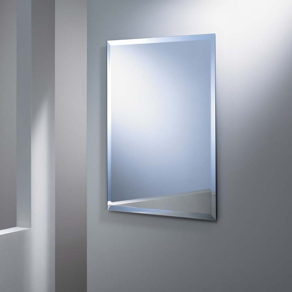 Gevoelig voor Transparant Trappenhuis Silkline spiegel rechthoekig met facetrand 25mm 610002