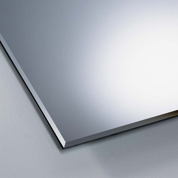 Silkline spiegel rechthoekig met facetrand 4mm montage staand 80x50 cm