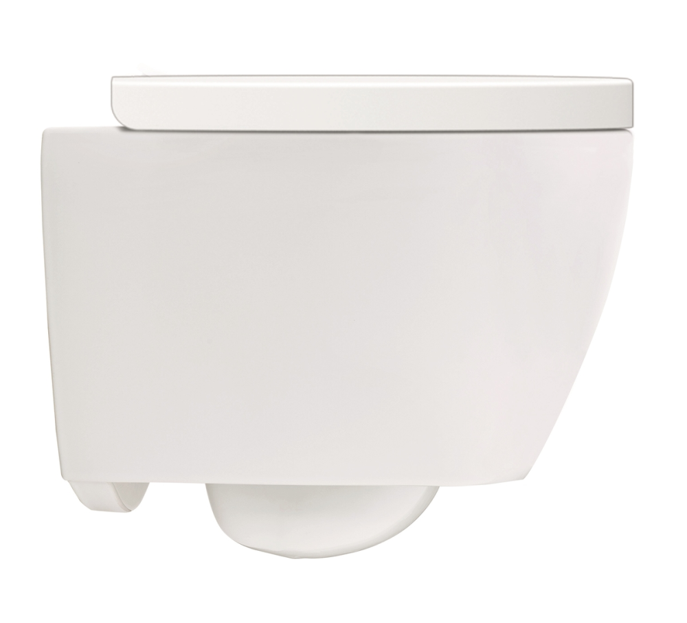 Sub 30 hangend diepspoel toilet verkort en spoelrandloos, wit online kopen