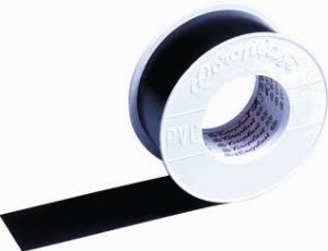 Coroplast zelfklevende tape PVC, transparant, (lxb) 25mx25mm, isolerend en zelfdovend