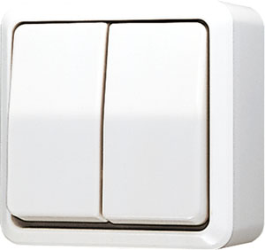 JUNG AP600 installatieschakelaar kunststof wit schakelaar seriesch